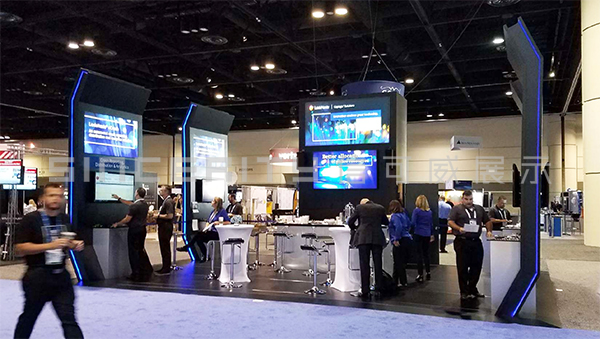 信可威國外展臺設計搭建現場圖