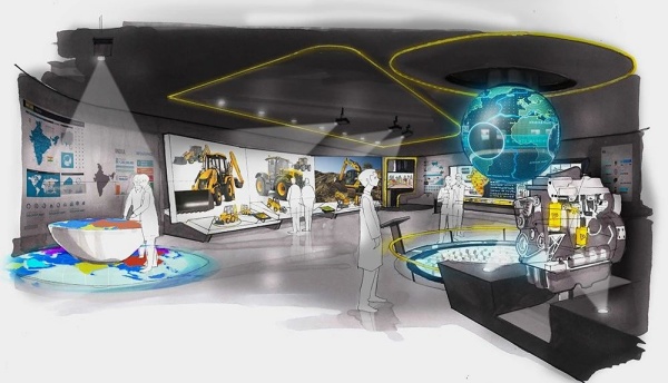 工程機(jī)械企業(yè)展廳設(shè)計(jì)案例