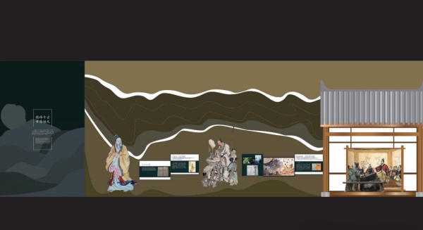 新中式國(guó)風(fēng)博物館文化墻排版設(shè)計(jì)