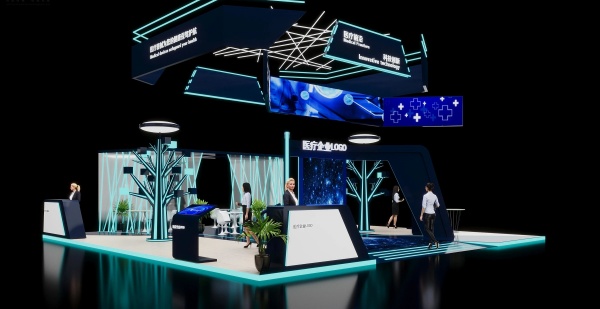 醫(yī)療機械展臺設計