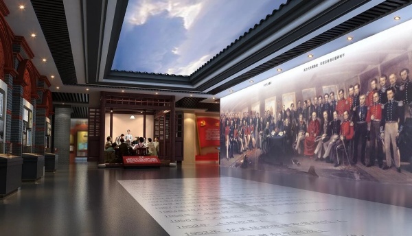 黨建廉政榮譽室村史館法制教育展廳設計作品