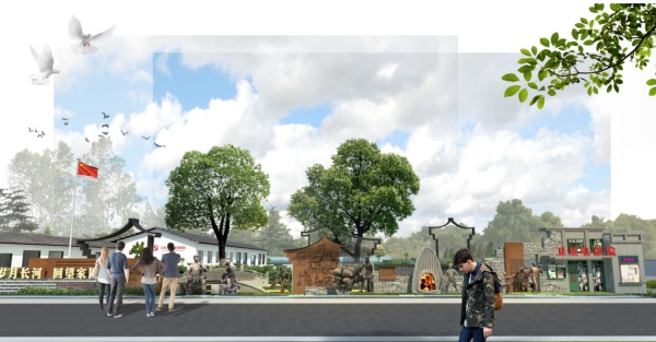 社區(qū)服務中心新時代文明實踐站文化建設設計