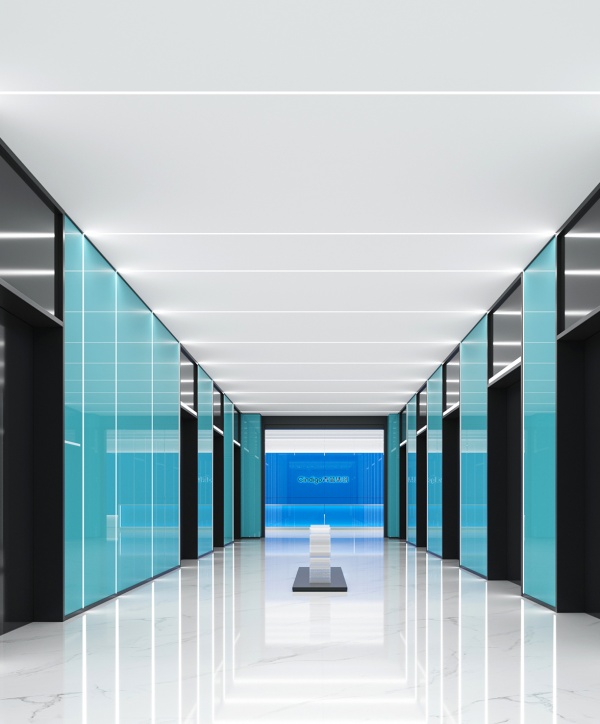 青藍集創醫療設備展廳設計