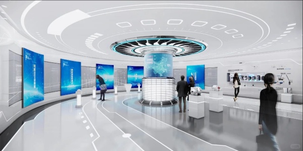 開放式·數(shù)字經濟科技展館展廳設計分享