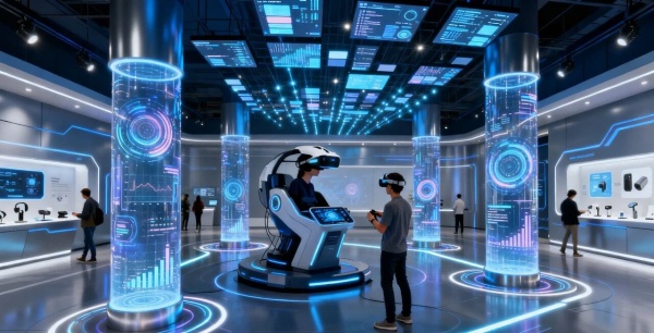 智能硬件企業展廳設計怎么做才能凸顯科技先鋒感？