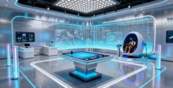 智能硬件企業展廳設計怎么做才能凸顯科技先鋒感？