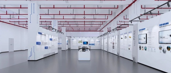 智能無人系統(tǒng)企業(yè)展廳設計施工