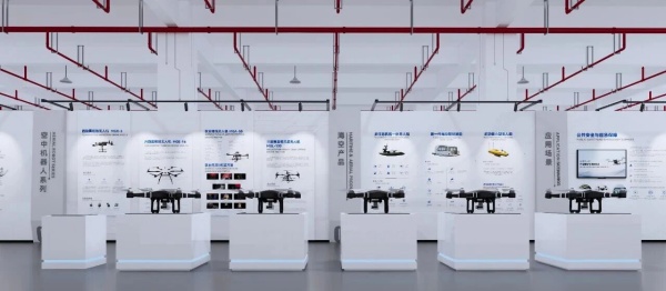 智能無人系統(tǒng)企業(yè)展廳設計施工