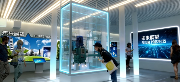 新材料展廳的科技敘事與沉浸體驗