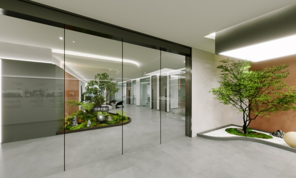 現代辦公室展廳設計