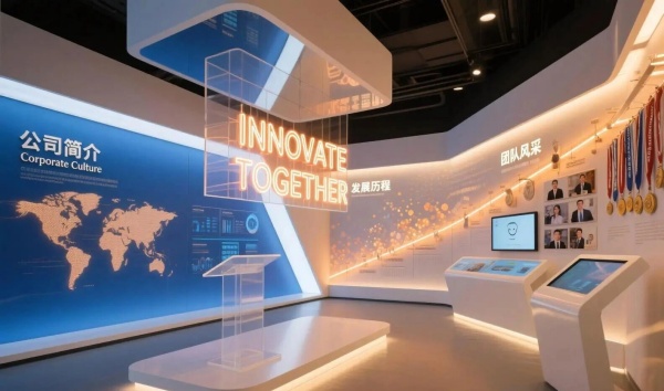 光影之間，讓企業(yè)展廳故事可感可知