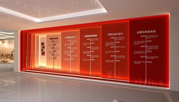 國網供電公司-黨建教育基地展廳設計