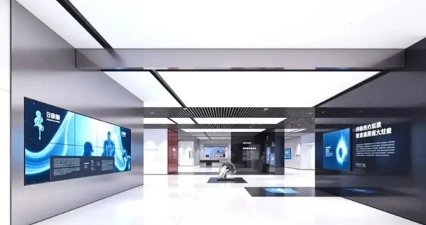 極簡科技風(fēng)展廳：用空間語言對話未來